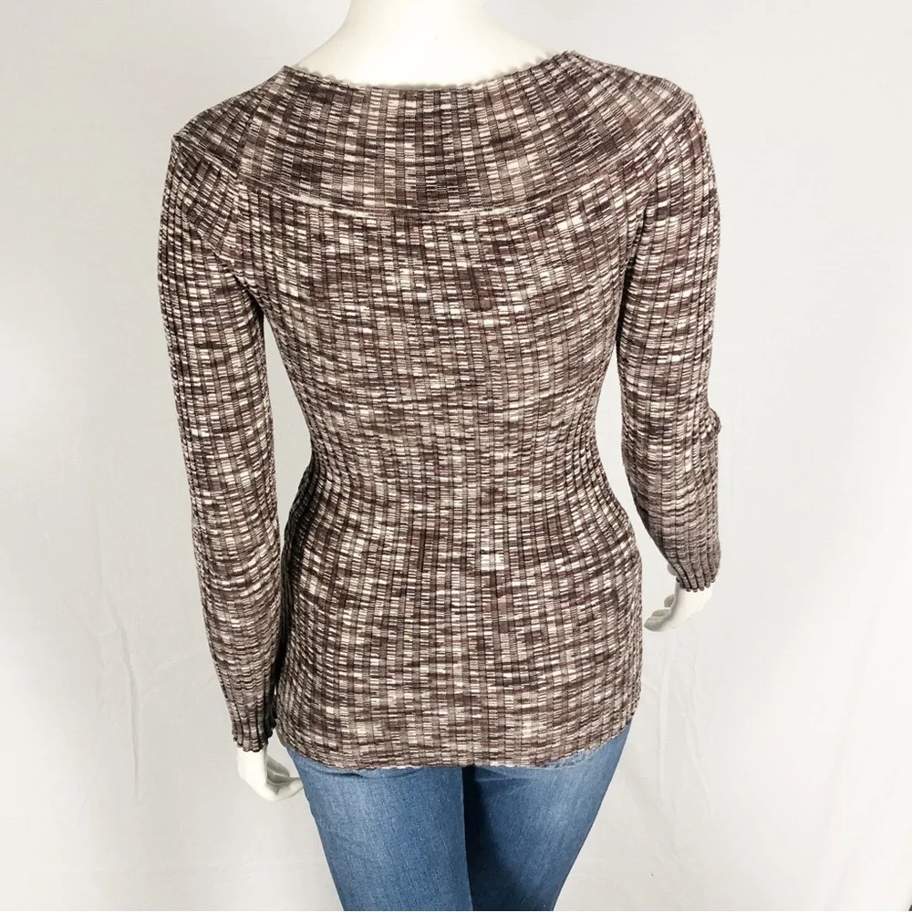 🤎 Love By Design Slim-Fit Brown Stretch Sweater | Size Medium🤎 - Picture 7 of 7
